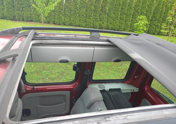 Renault Kangoo cena 9840 przebieg: 233759, rok produkcji 2004 z Proszowice małe 121